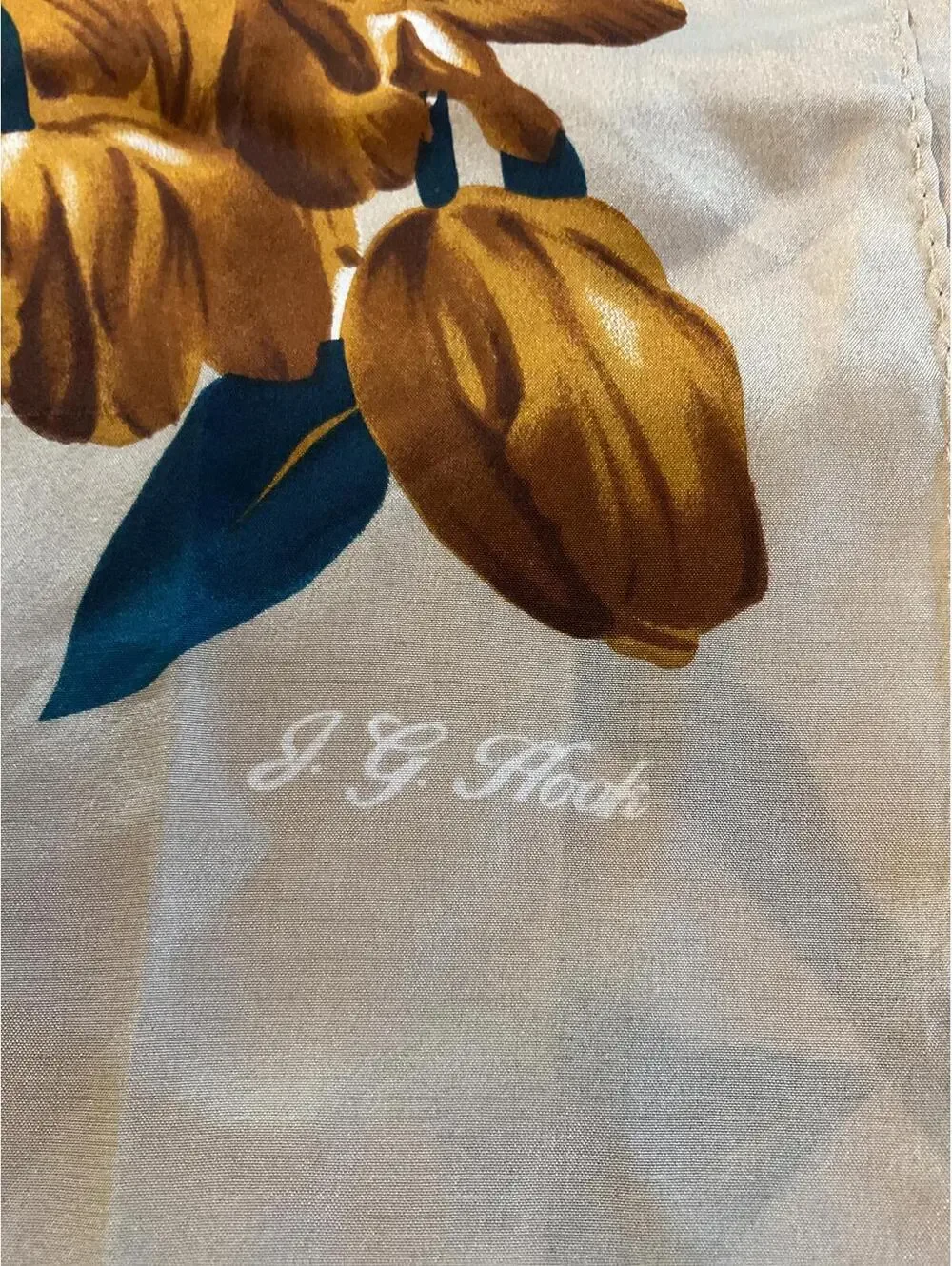 J.G. Hook Floral Scarf - Elegant Silk Blend